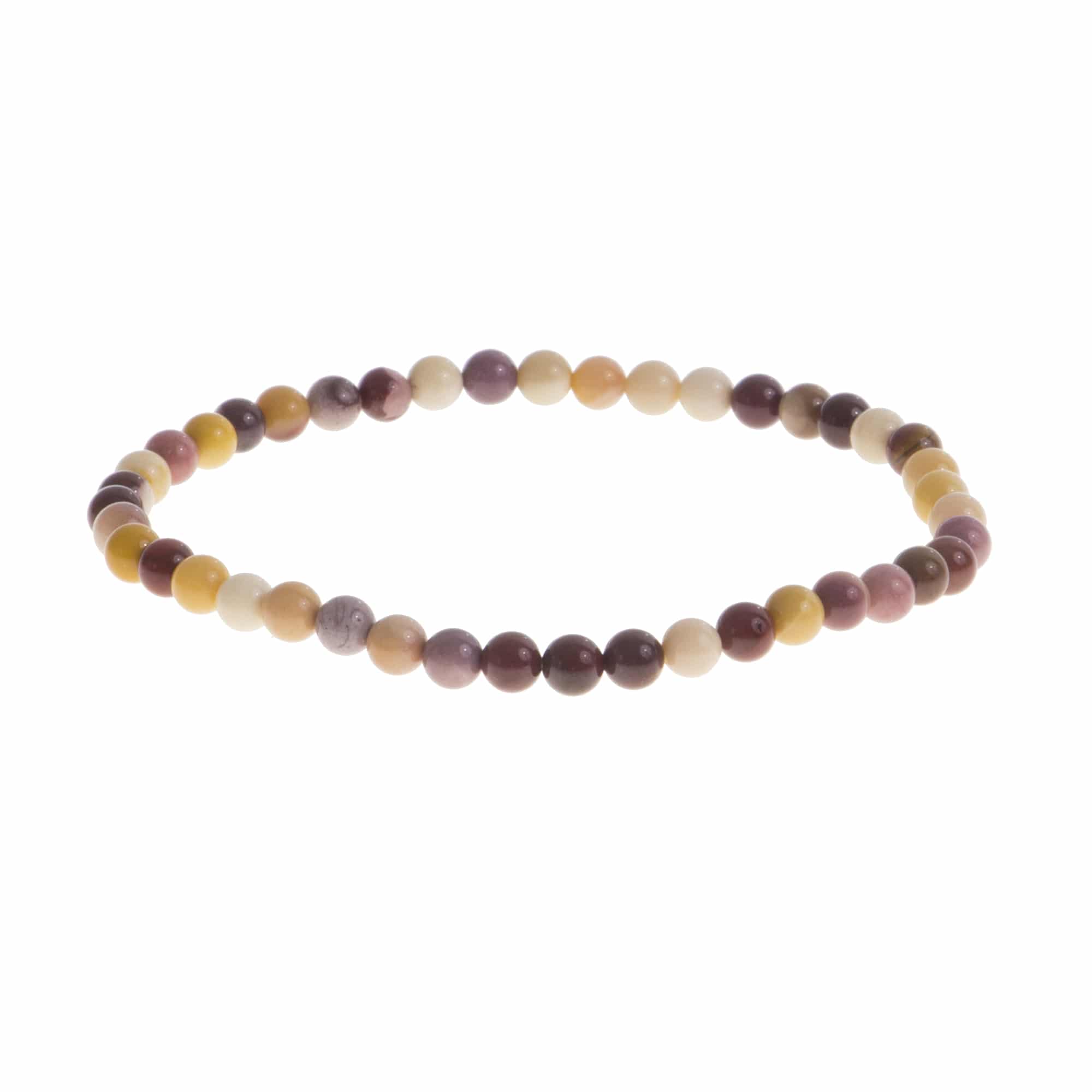 Bracelet baroque en pierre de lune rose - Lithothérapie